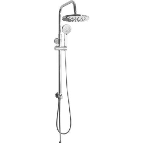 Colonna doccia tonda serie malva con soffione in abs (1/4)