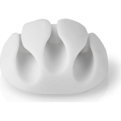 Kabelmanagement kabelklemme click and go 4 stk anzahl der schlitze 3 scheiben maximale kabelstarke 53 mm tpe wei