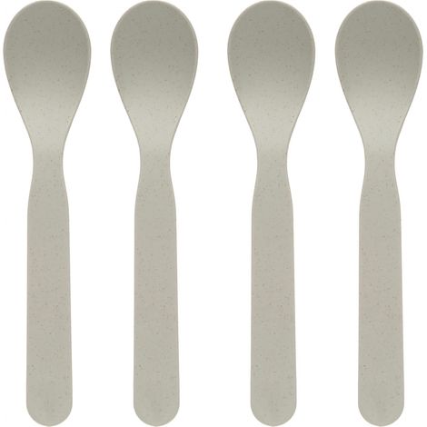 Couverts pour enfants Set de cuillères pour enfants 4 pièces sans BPA Spoon Set 4 pcs PP Cellulose Uni warm grey (1/4)