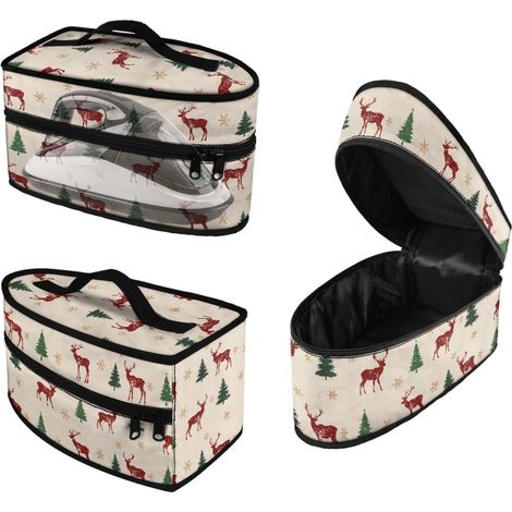 Boîte De Rangement Pour Fer À Repasser - Portable - Avec Fermeture Éclair - Pour Voyage Et Rangement À La Maison - 1 Pièce (1/5)