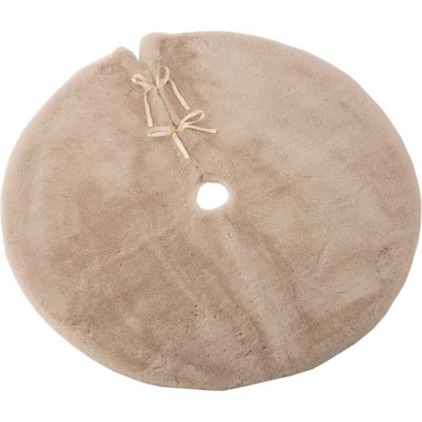 Cache-Pied pour Sapin "Rond" 90cm Beige (1/2)