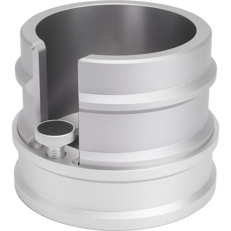 Kaffeefilterhalter aus Aluminiumlegierung, Stabilisierungsstation für Espressomaschinen, Aufbewahrungsständer für 51-mm-, 53-mm- und 58-mm-Espressomaschinen, silberfarben (1/5)