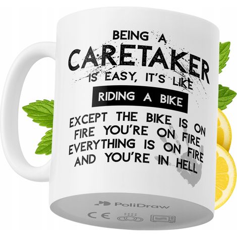 Mug humoristique pour soignant(e) - Mug avec texte amusant et design graphique - Idéal pour les anniversaires, les fêtes et les occasions spéciales - Mug premium pour la maison, le bureau et le travai