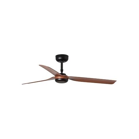 Ventilatore da soffitto senza luce nero/legno PUNT 33817