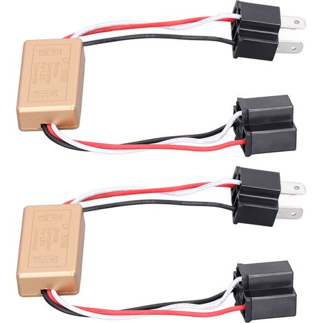 2PCS Module Clignotant LED Contrôleur Relais Stroboscope Pour Phare Auto 9-30V LF-300B H4 (1/5)