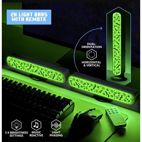 Paladone Barras Luminosas Minecraft Multicolor USB