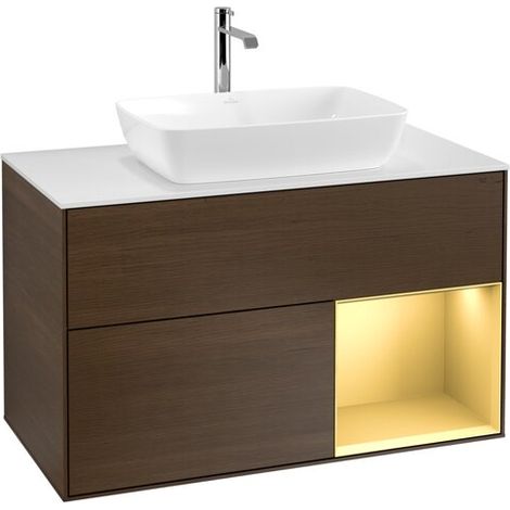 Villeroy & Boch F781HFGN Meuble sous-vasque Finion F78 (1/2)