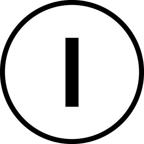 Étiquette bouton ' coup de poing ' noir I EATON M22-XDP-W-X1