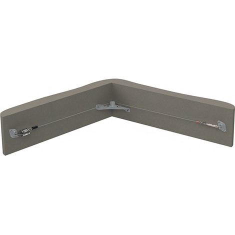 Linea vita in alluminio - Fissaggio a parete - 45 m - LDVALU-45/APP