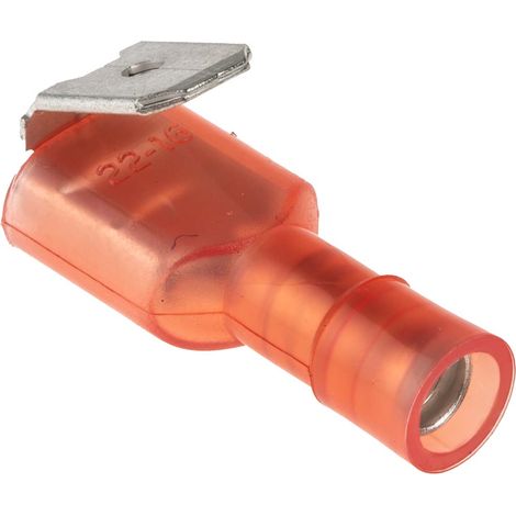 Cosse faston RS PRO, Isolé, Rouge