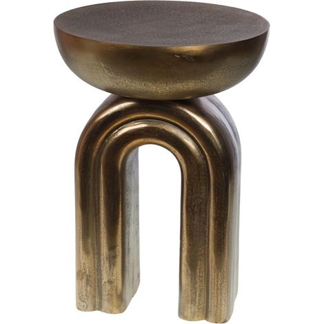 Amadeus - Bout de canapé arc en aluminium H57 cm Carmen