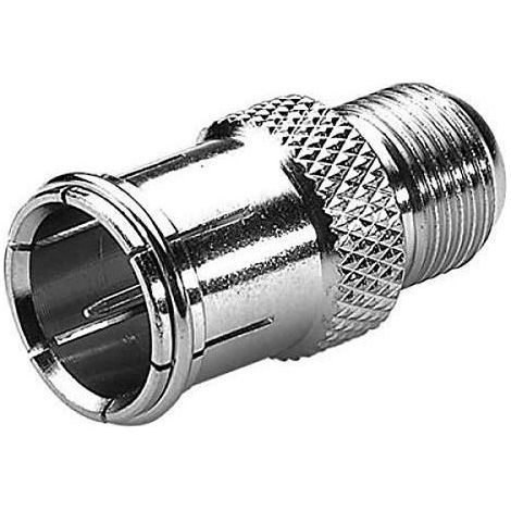Adaptador f-type triax kvfc 04 impedancia 75 ohm