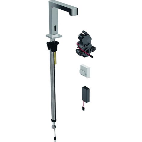 Geberit 116193211 Robinet Brenta WT, montage sur pied, batterie (1/3)