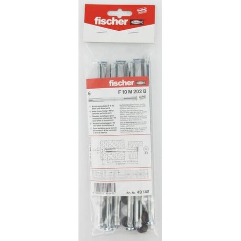 Fischer pasador para marco de ventana f 10 m 202 b 49148