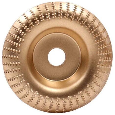 3 Pieces Grinding Disc Angle Grinder Discs Wood Carving Disc Angle Grinder Abrasive Disc for Wood Cutting Shaping Polishing (Rose Gold) (1/4)