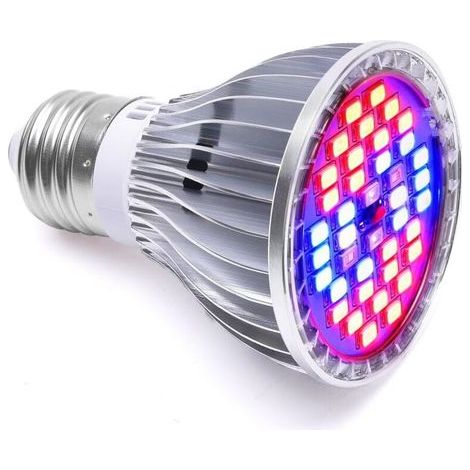 30W 40LED Ampoule Grow Light E27 Éclairage de plantes avec 7 longueurs d'onde AC 85-265V pour plantes, fleurs et légumes Intérieur/Serre/Jardin - RWJardin › Jardinage › Équipement pour serre et semis (1/4)