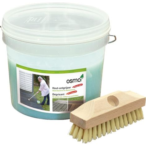 Dégriseur gel pour bois 0.5L – Élimine les taches et les moisissures – Pour bois dur et teck – Application facile et rapide – Osmo