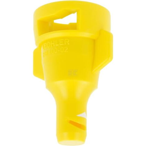 Boquilla de abono descentrada FB 02 pl谩stico amarillo LECHLER FB02