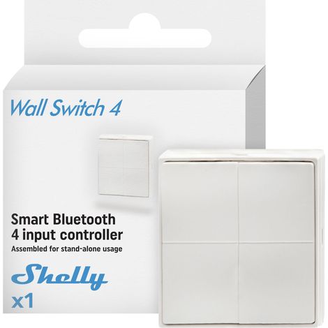 Botón RC Shelly BLU 4, interruptor Bluetooth de 4 teclas