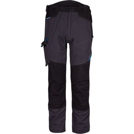 Pantalón de trabajo en polialgodón con paneles estásticos WX3 Bajos T701 42 pulgadas Gris metálico (1/2)