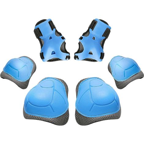 Genouillères, coudières et protège-poignets pour adultes et enfants : protection 3 en 1 (1/5)