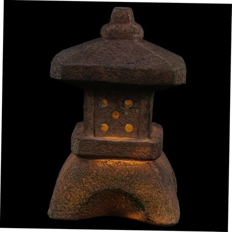 Lanterne Solaire Décorative Pour Jardin Statue Élégante Pour Décoration (1/5)