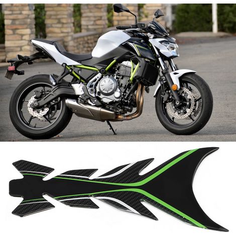 Motorrad-Tankpad-Aufkleber aus Kohlefaser, passend für Kawasaki Z650 NINJA650 (1/5)