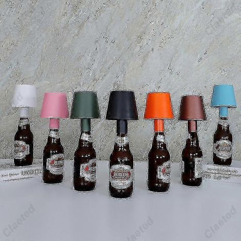 Lampe LED pour bouteille de vin avec chargement USB, idéale pour la décoration de bars, cafés et maisons. (1/5)