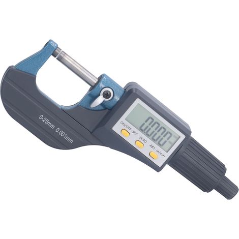 Digitales Mikrometer mit 0,00005 Zoll/0,001 mm Auflösung – Professionelles Dickenmessgerät für 0–25 mm (1/5)