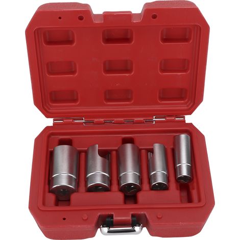 Raccord coudé 3/8 pouce, kit de connecteurs à douille, accessoire de réparation auto, aluminium chromé, outil de carrosserie (1/5)