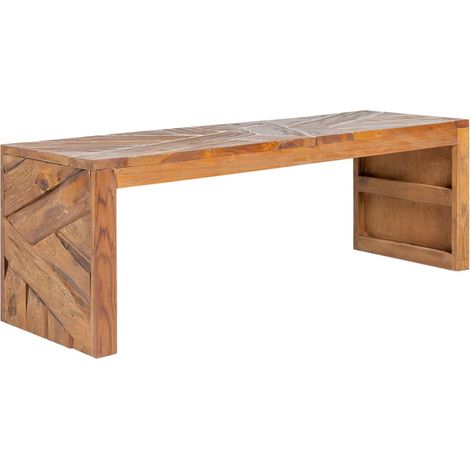 Meuble TV pour Salon - Armoire TV 110x60x38 cm Bois de teck massif BV934032 - BonneVie (1/5)