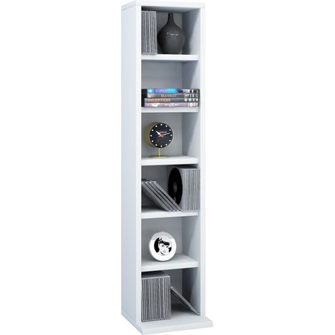 Legno CD DVD Scaffale Elementa 92x21x20 - VCM