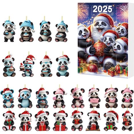 Calendrier De Lavent - Calendrier De Compte À Rebours De Noël En Acrylique Avec 24 Pochettes - Décoration Murale Pour La Maison - 1 Pièce (1/5)