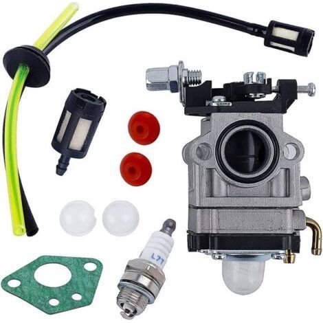 Carburador para desbrozadora de 52 cc – Kit de reparación con juntas, bujía y filtro de combustible – Compatible con Stihl HS45 FS38 FS55 – Bb-Boom (1/4)