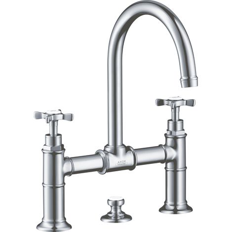 hansgrohe AXOR Montreux 2-Griff-Waschtischarmatur 220, (1/5)