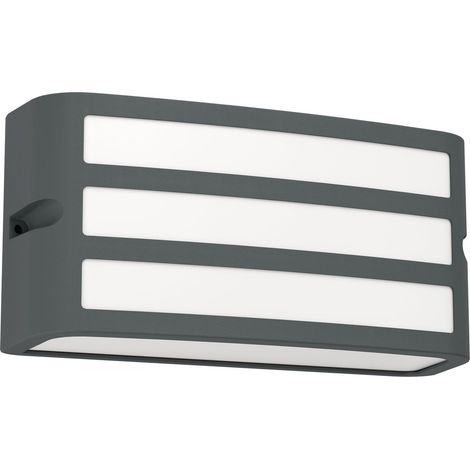 Applique murale extérieure, lampe de façade rectangulaire (1/5)