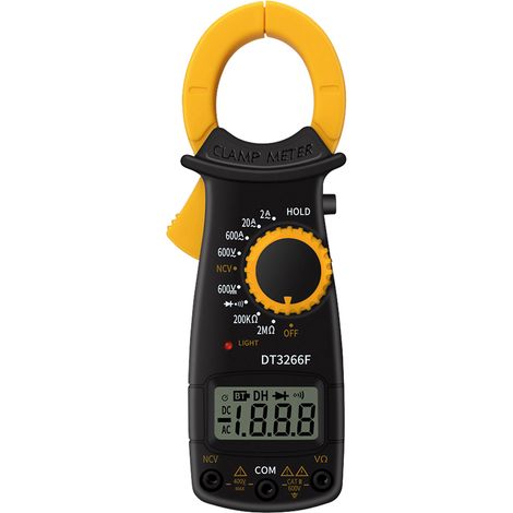 Pince multimètre numérique portable AC DC tension courant voltmètre diode résistance détection sans contact fil sous tension (1/4)