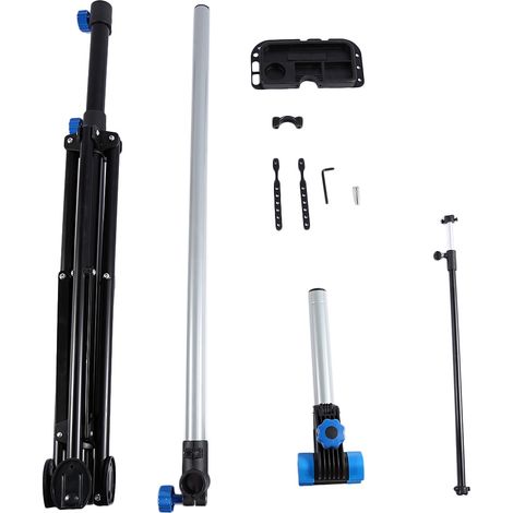 Support de réparation vélo 1,9m, support d'atelier ajustable, rack d'entretien pour vélo mécanique. (1/5)