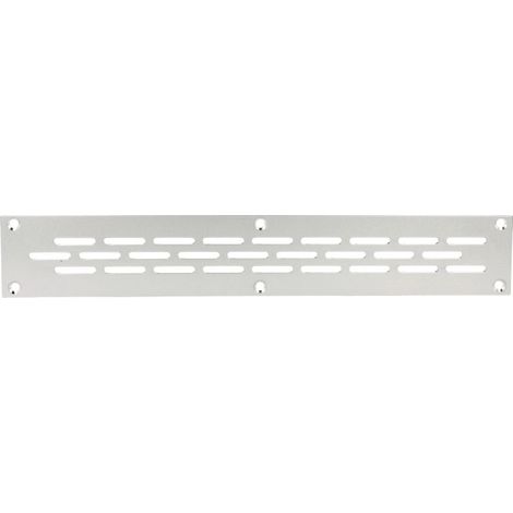 Aluminium Lochblech 150x40mm F1 Lüftungsgitter Lochung 20x3mm silber eloxiert (1/5)