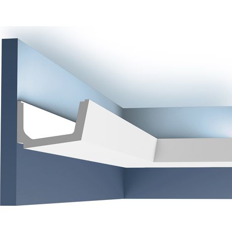 Stuck Zierleiste Orac Decor C357 LUXXUS Eckleiste für indirekte Beleuchtung Gesims Deckenleiste 2 Meter