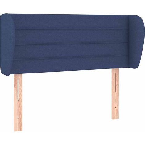 Maison Exclusive - Cabecero de tela azul 103x23x78/88 cm (1/5)