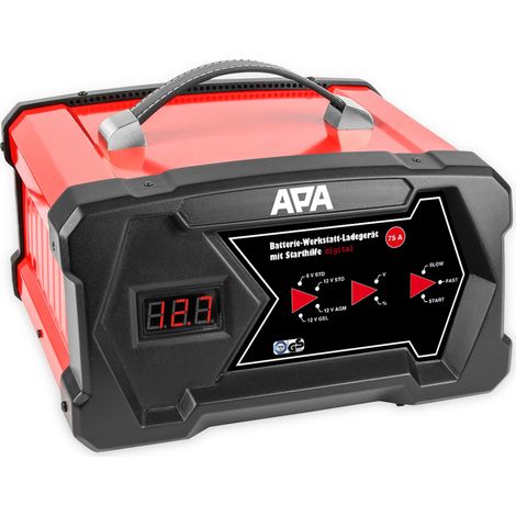 APA Batterie-Werkstatt-Ladegerät digital Werkstattladegerät (1/5)