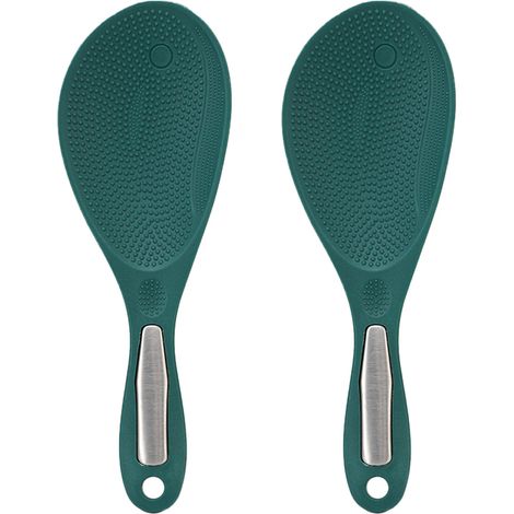 Ensemble de 2 spatules et cuillères à riz, accessoires pour cuiseur à riz, idéales pour le riz, la purée de pommes de terre et autres préparations culinaires (1/5)