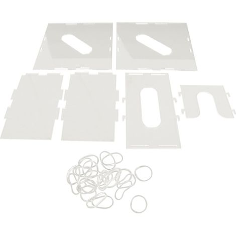 Organisateur de Sacs de Lait Maternel Transparent pour Congélateur - Rangement Rétractable pour Réfrigérateur (1/5)