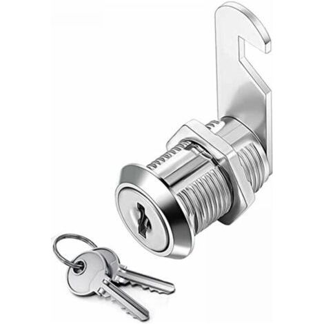 Nockenschlosszylinder, Türschloss für Schrank, Nockenschlosszylinder für Briefkasten/Schublade, 30 mm (1/5)