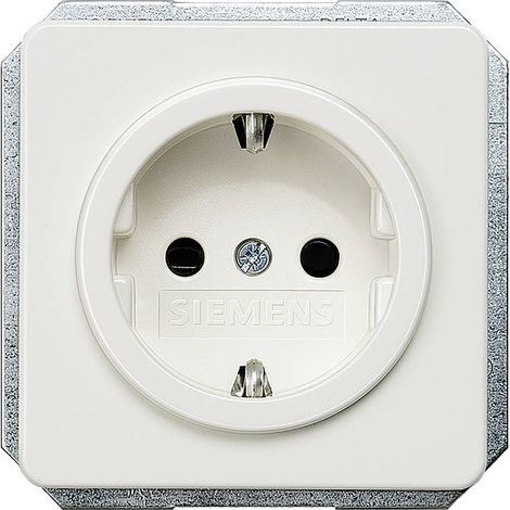 Siemens 5UB1405 prise électrique blanc titane