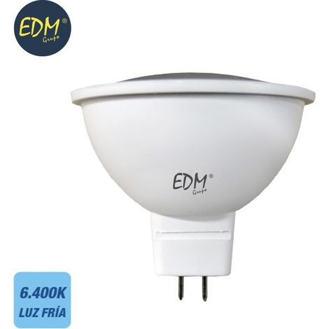 Lampadina LED MR16 5W 12V 450lm 6400K - Luce fredda - EDM - 35246