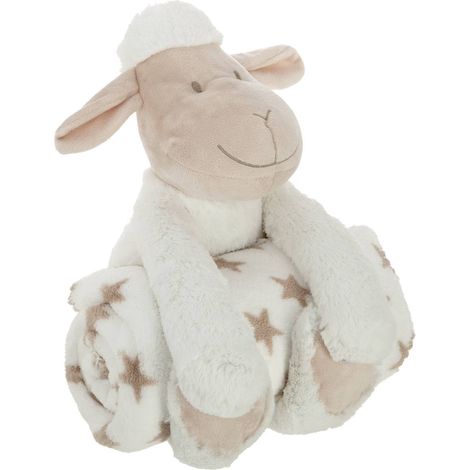Coperta di peluche bianca - Pecora - Atmosphera créateur d'intérieur (1/2)