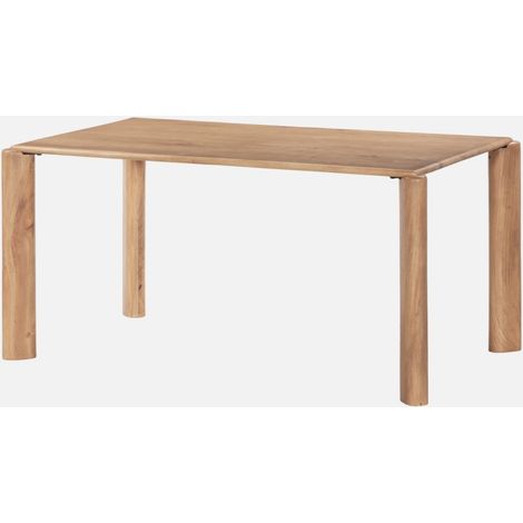 Tavolo da pranzo esotico rettangolare in legno di mango, 6 posti (1/5)
