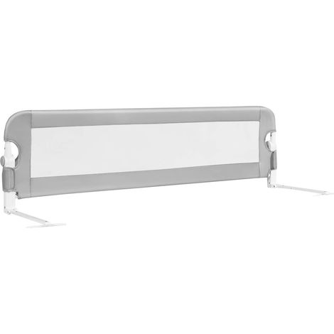 COSTWAY Barandilla de seguridad para Cama Protección para Bebé Riel de Cama Plegable (150x42cm, Gris) (1/5)
